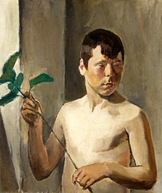 Boy with Leaf