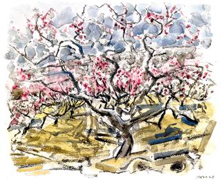 Peach Trees in Blossom No. 1