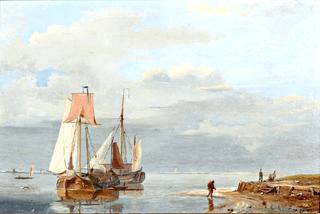 Fishing Boats in Calm Water