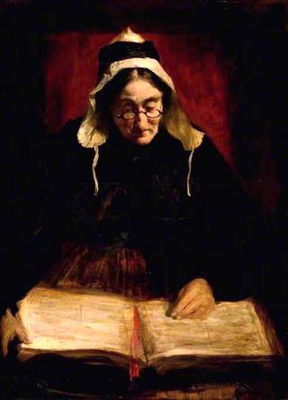 Old Woman Reading