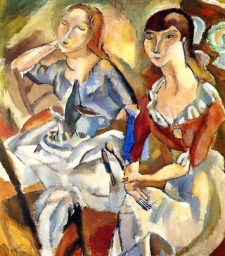 Girls at Table