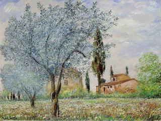 Landscape in Sienna