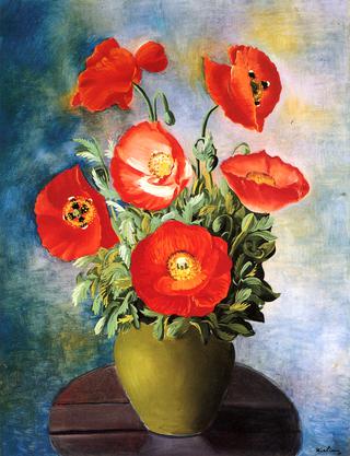 Poppies in a Vase