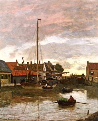 Evening in the Harbor