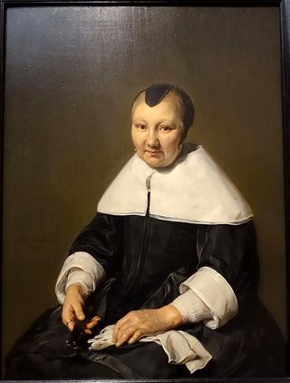 Portrait of Agatha van der Horn, Wife of Cornelis Guldewagen