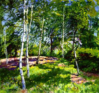 Meadow with Birch