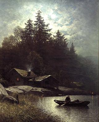 Fisherman in the Moonlight