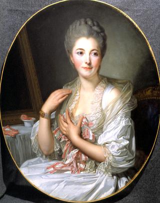 Portrait Of Madame De Courcelles At Her Toilette