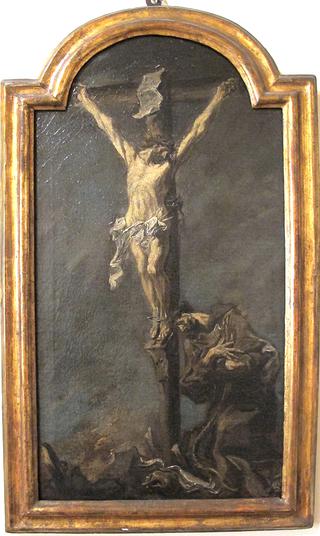 Christ on the Cross with Saint Francis of Assisi