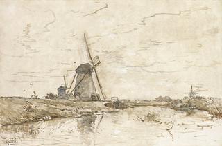 Landscape with Windmills