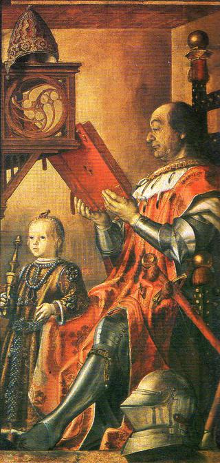Federico da Monfeltro and his son Guidobaldo