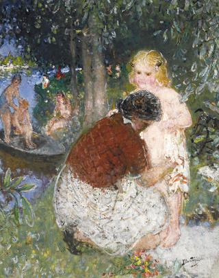Bathing in Summer