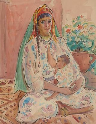 Moroccan Mother and Child