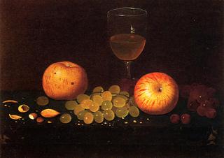 Still Life with Apples, Grapes and Almonds