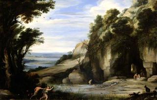 Landscape with Pan and Syrinx (after Paul Bril)