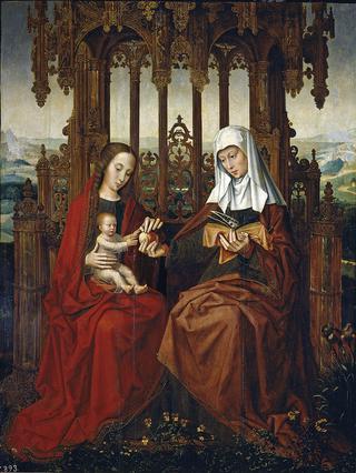 Saint Ann, the Christ Child and the Virgin