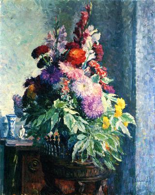 Interior with a Bouquet of Flowers