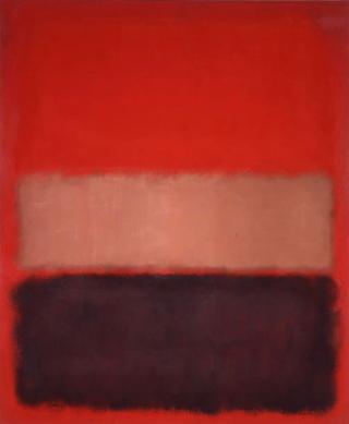 No 46 (Black, Ochre, Red Over Red)