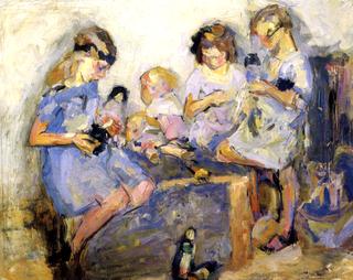Artist's Children at Play
