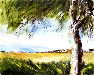 Landscape with Tree