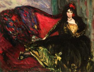 Spanish Lady on a Sofa