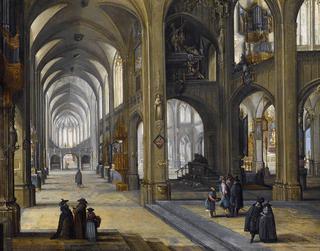 Interior of a Gothic Church