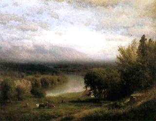 Farmhouse in a River Valley