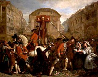 Daniel Defoe in the Pillory