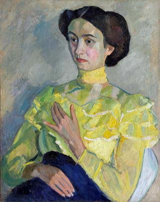 Lady in a Yellow Blouse