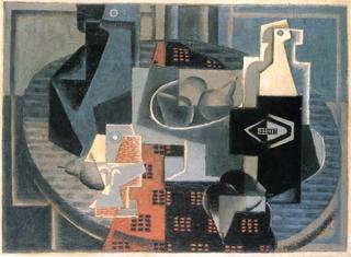 Still Life with a Bottle and Pears