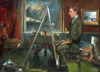 Artist at an Easel