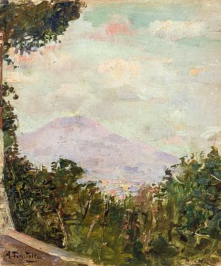 View of Mount Vesuvius