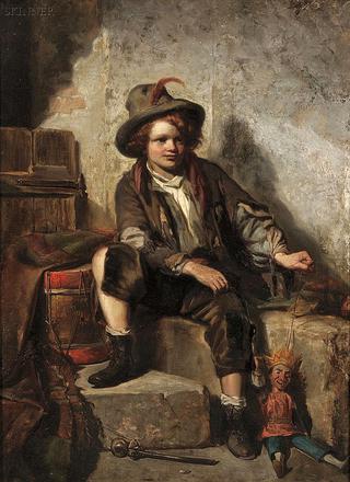 Portrait of a Boy with a Puppet