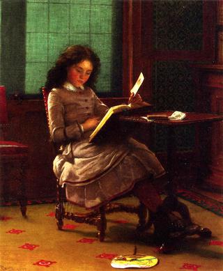 Young Girl Reading