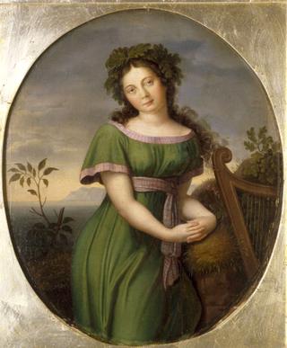 Soprano Anna Milder as Malvina in Jean-François Le Sueur's opera Ossian