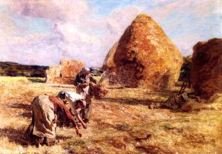 Gleaners near the Haystacks