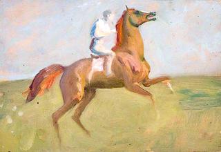 Boy and Racehorse Study