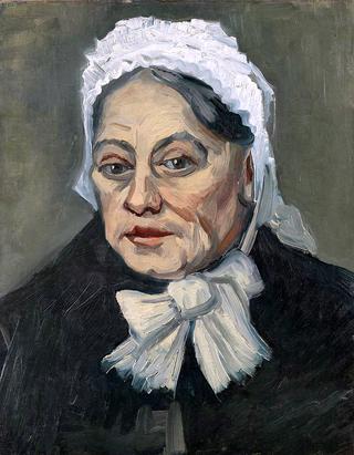 Head of an Old Woman with a White Cap