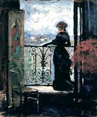 Lady on a Balcony