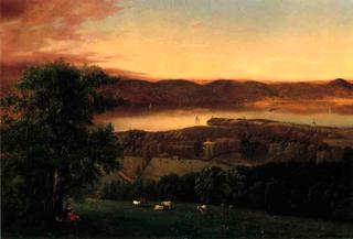 View of the Hudson from Sing-Sing, New York