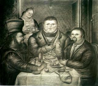 Dinner with Piero and Ingres