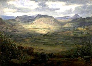 Hilly Landscape, South View of Ankobar