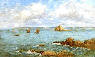 Douarnenez, Boats in the Bay