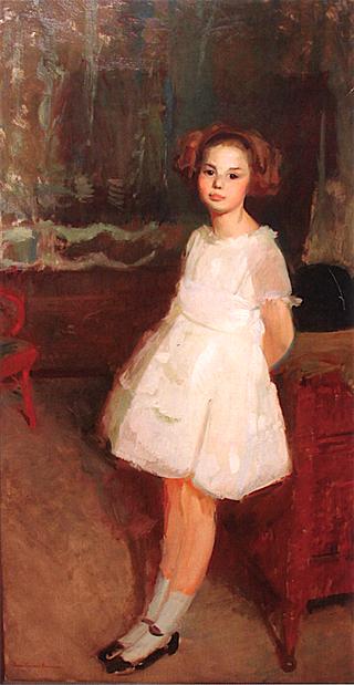 Young Girl in White