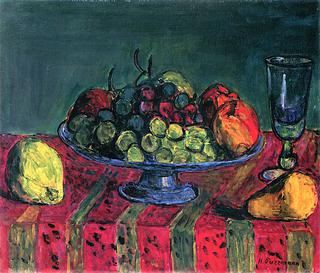 Still Life of Fruit and a Glass