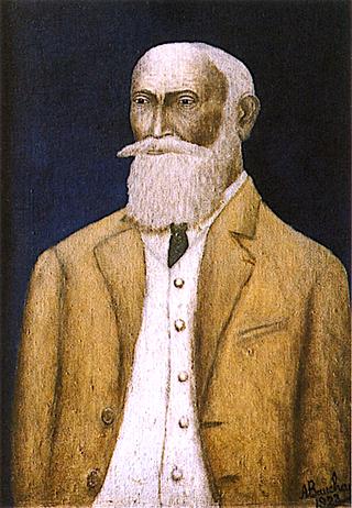 Portrait of a Bald Man with a White Beard