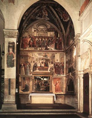 View of the Sassetti Chapel, Santa Trinità