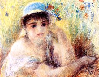 Woman in a Straw Hat