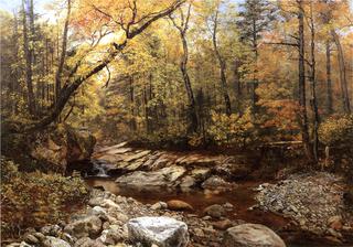 Brook in Autumn, Keene Valley, Adirondacks