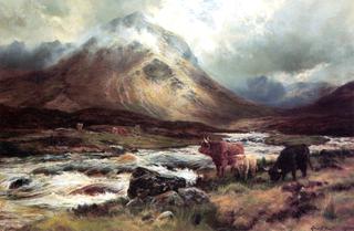 A Spate in Glen Sligachan, Skye